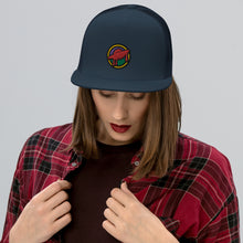 Load image into Gallery viewer, UFO Badge Trucker Hat Navy
