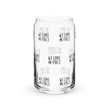Load image into Gallery viewer, We Come In Peace&#39; Custom Drinking Glass All over Pint
