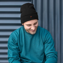 Load image into Gallery viewer, UFO low profile Embroidered Beanie (orange)

